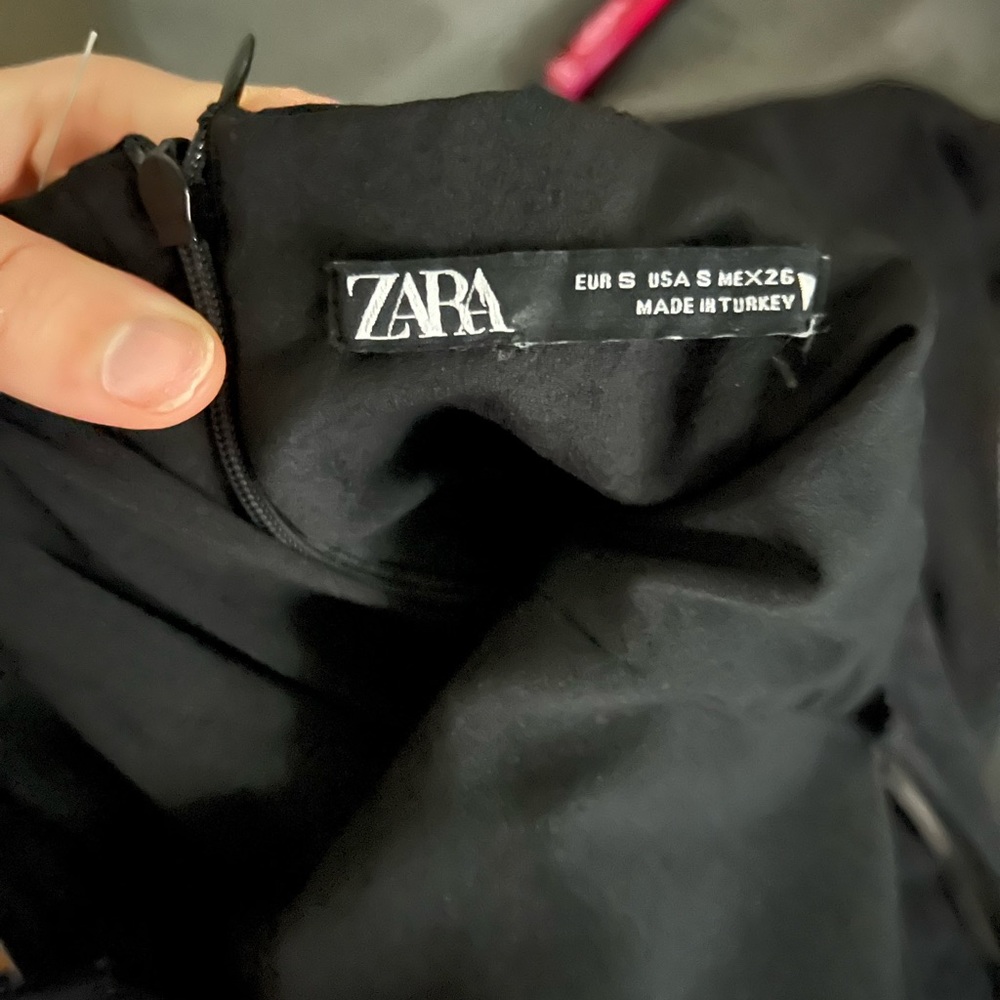 Black Zara mini dress strappy
